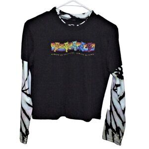 Grateful Dead XS gray/multicolor long sleeve Pride t-shirt